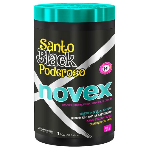 Pack mantenimiento Novex Santo Black 4 productos