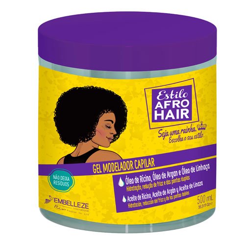 Activador de Rizos Novex Afro Hair en gel modelador 500ml