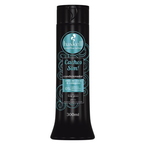 Conditioner Haskell Curly yes! Low Poo 0% sulfates, pretolatums y parabens 300ml