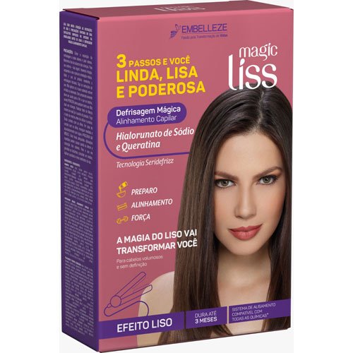 Kit de alisado brasileño Embelleze Magic Liss 240ml