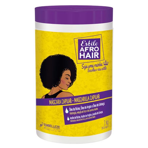 Calma ampliar retirada Mascarilla Novex Afro Hair 1Kg - BrasilyBelleza