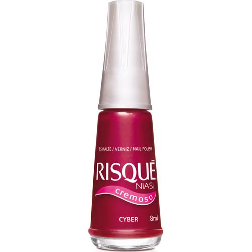 Esmalte de uñas Risqué Cyber rojo ultracremoso 8ml