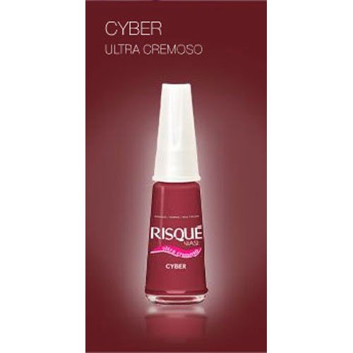 Esmalte de uñas Risqué Cyber rojo ultracremoso 8ml