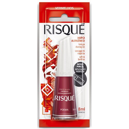 Esmalte de uñas Risqué Poema cremoso 8ml