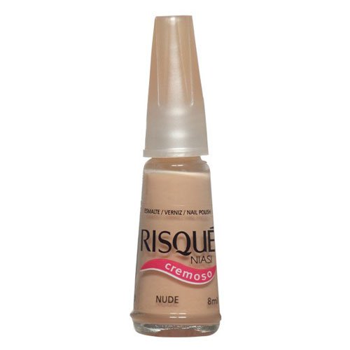 Esmalte de uñas Risqué Nude beige ultracremoso 8ml