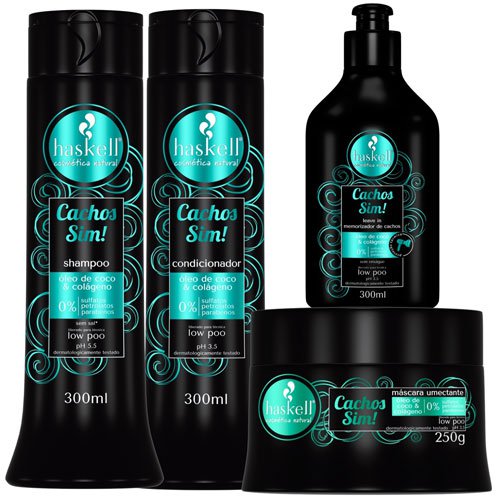 Maintenance pack Haskell Curly yes! Low Poo 4 products