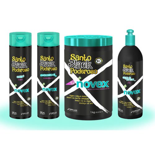 Pack Mantenimiento Novex Santo Black 4 productos