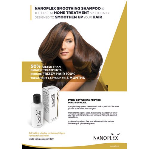 Straightening shampoo Nanoplex organic 100ml