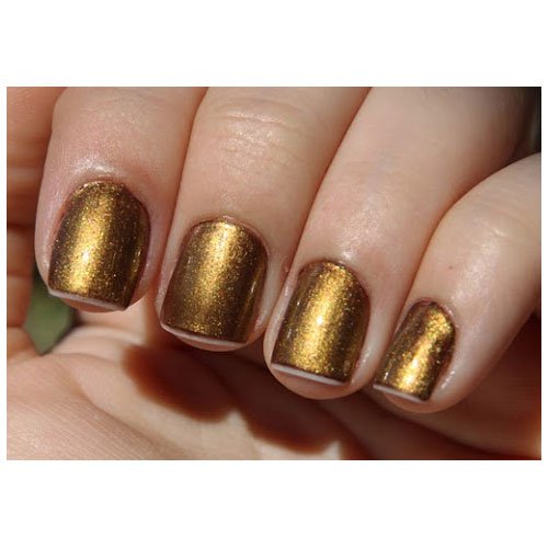 Nail polish Risqué Filete gold metallic 8ml