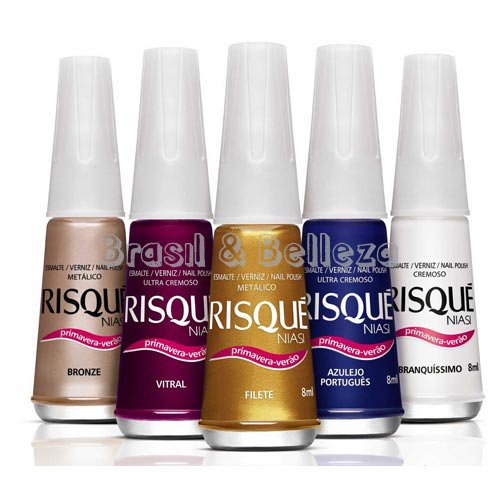 Esmalte de uñas Risqué Filete dorado metalizado 8ml