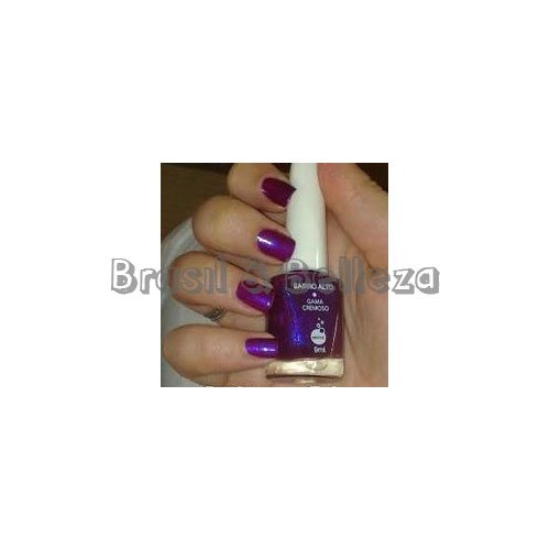 Esmalte de uñas Inocos Bairro Alto berenjena ultracremoso 9ml