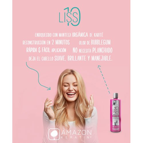 Brazilian straightening Amazon Liss 10 BubbleGum 946ml