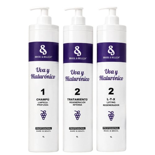 Kit Straightening and Lifting B&B Grape and Hyaluronic 3 products