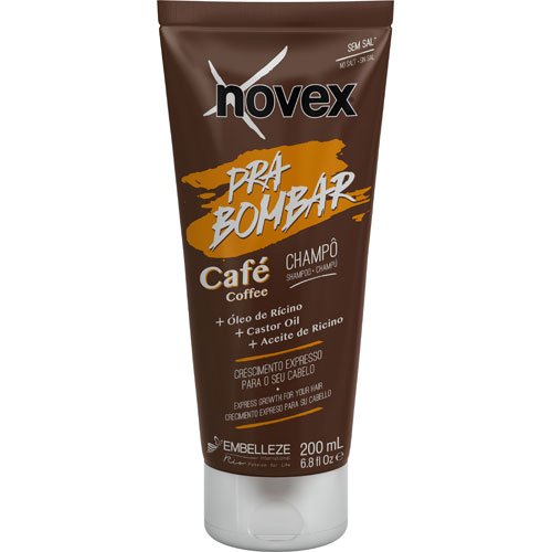Champú Novex Para Bombar Café sin sal 200ml Champú Novex Para Bombar Café sin sal 200ml