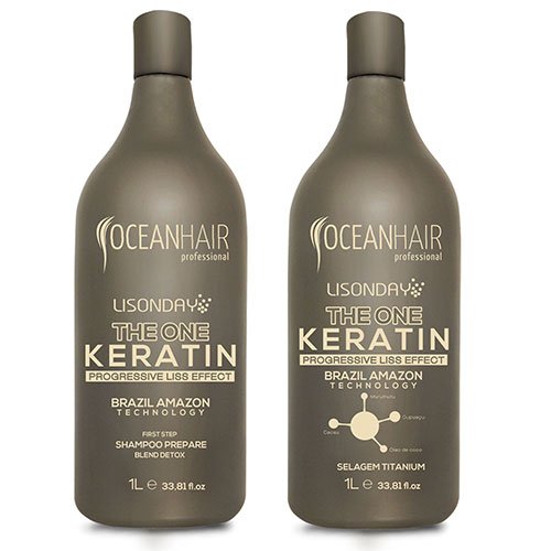 Brazilian straightening kit Ocean Hair Lisonday organic 2x1L