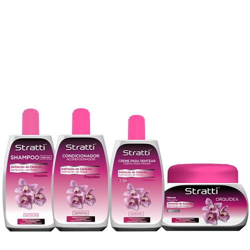 Maintenance pack Stratti Orchid curls definition 4 products