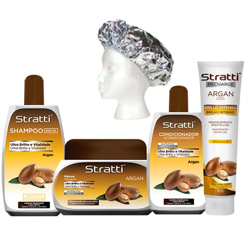 Pack Mantenimiento Stratti Argán & Keratina con Pró-Vitamina B5 5 productos 