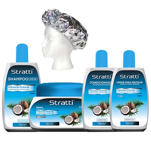 Maintenance pack Stratti Coconut & Keratin 5 products