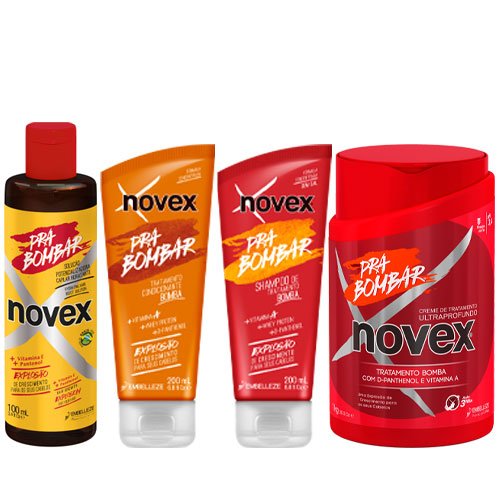 Maintenance pack Novex Pra Bombar 4 products