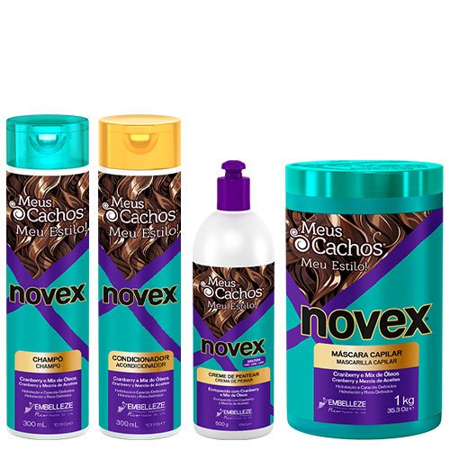 Pack Mantenimiento Novex Mis Rizos 4 productos        