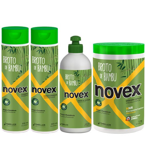Pack Mantenimiento Novex Bambú 4 productos