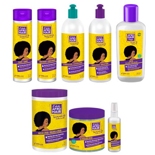 Maintenance pack Novex Afro Hair 8 products - BrasilyBelleza