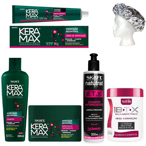 Treatment pack BTX Keratin Brunette 6 products