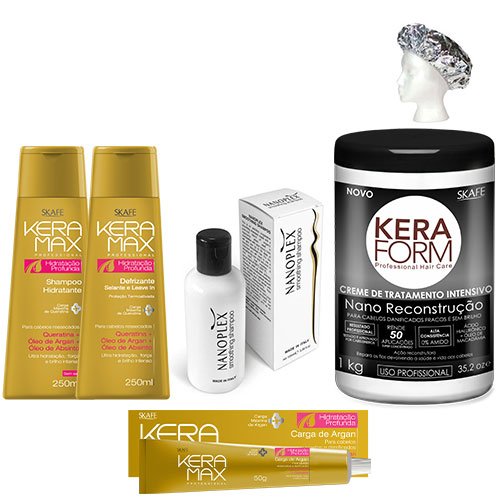 Pack tratamiento Nanoplex Alisado Orgánico 6 productos