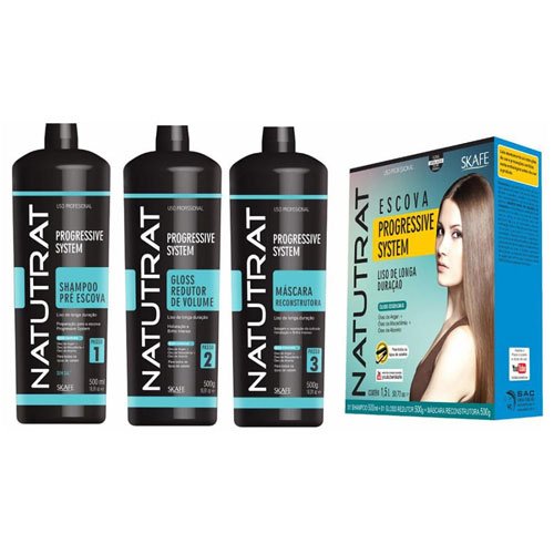 Brazilian straightening kit Skafe Natutrat Intense Liss 1.5L