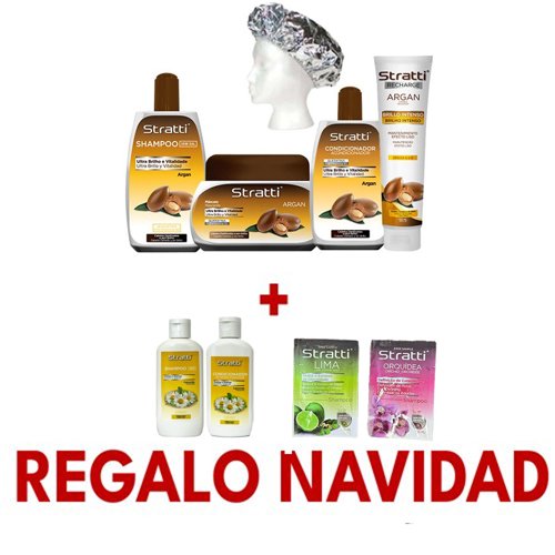 Maintenance pack Stratti Argan & Keratin with Pro-Vitamin B5 5 products