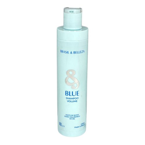 Champú B&B Blue Ricino y Hialurónico PRO sin sal 250ml Champú B&B Blue Ricino y Hialurónico PRO sin sal 250ml