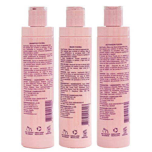 Maintenance B&B Fucsia Curly Low Poo 3 productos