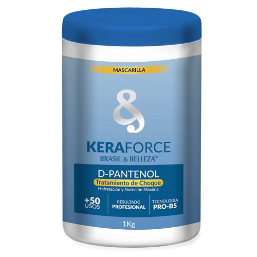 Mascarilla Profesional B&B Keraforce Tratamiento de Choque D-Pantenol 1Kg