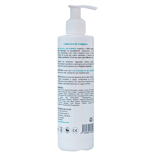 Kit Mantenimiento B&B Lino y Colágeno Home Care sin sal sin sulfatos 2x250ml