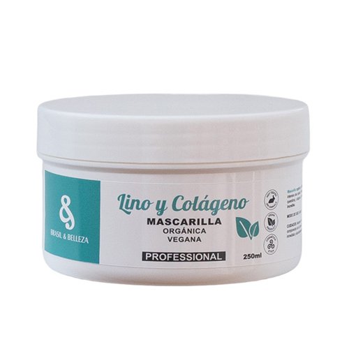 Kit Mantenimiento B&B Lino y Colágeno Home Care sin sal sin sulfatos 2x250ml