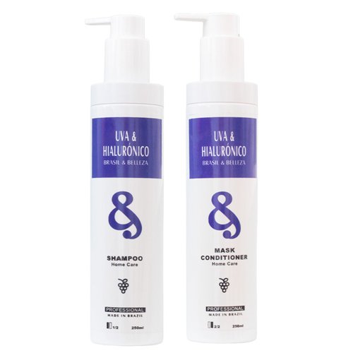 Kit Mantenimiento B&B Uva y Hialurónico Home Care sin sal 2x250ml