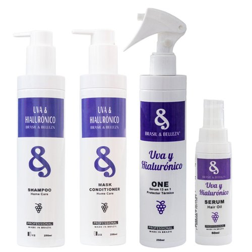 Maintenance Pack B&B Uva y Hialurónico Home Care salt-free 4 products