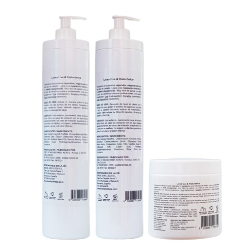 Kit Alisado y Lifting B&B Uva y Hialurónico 3 productos