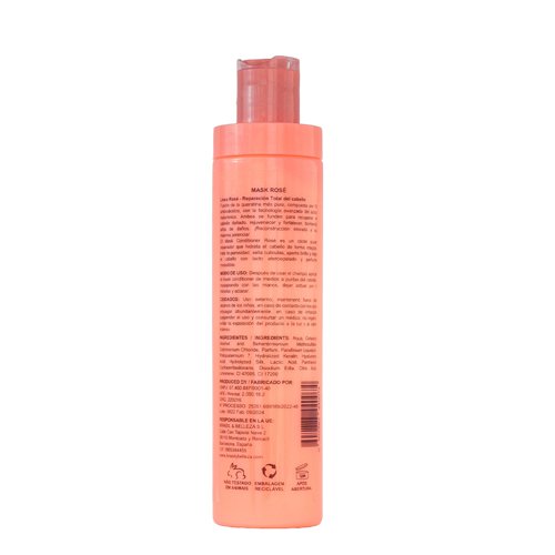 Mascarilla B&B Rosé Keratina y Hialurónico Reconstrucción 250ml