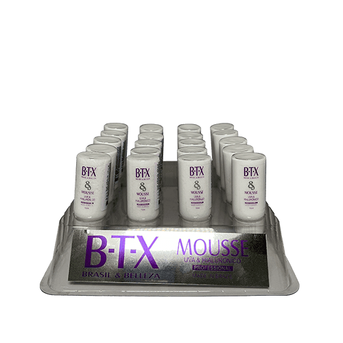 Kit Hair Botox B&B Grape and Hyaluronic BTX Mousse 21 products