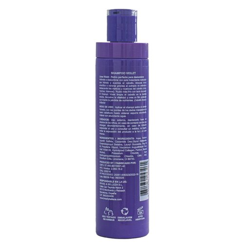 Champú B&B Violet Arándanos y Colágeno Blond sin sal 250ml