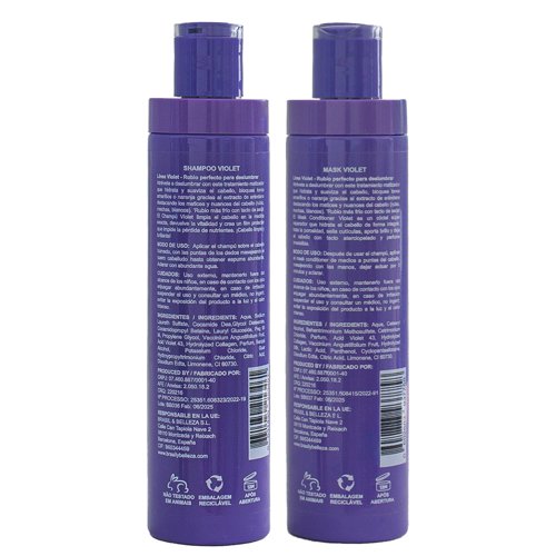 Manteinance Pack B&B Violet Blond 2 products Manteinance Pack B&B Violet Blond 2 products