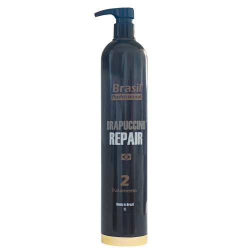Kit Alisado Brasil Professional Brapuccino Repair 2x1L