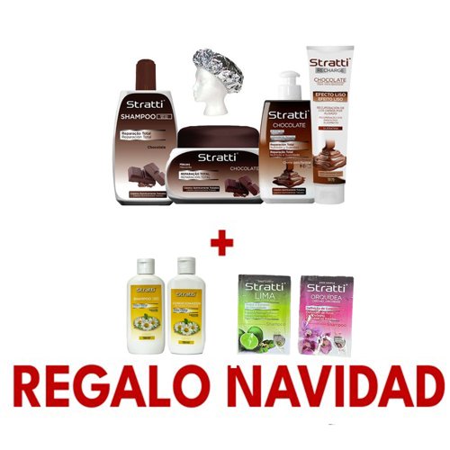 Maintenance pack Stratti Chocolate & Keratin Liss Effect 5 products