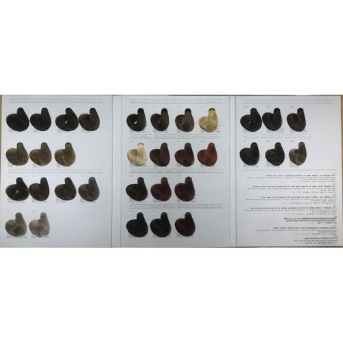 Color Dye Chart Elgon 10 minutes Color Dye Chart Elgon 10 minutes