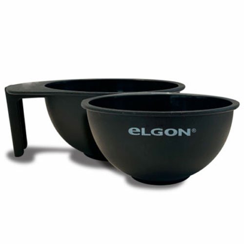 Dye bowl Elgon black with handle 300ml