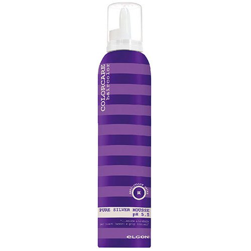 Crema de Peinar Elgon ColorCare Silver Pure mousse 200ml