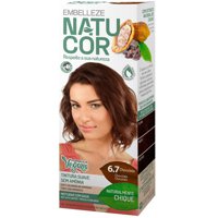 Kit ammonia-free dye Embelleze Natucor vegan 6.7 Chocolate 40ml