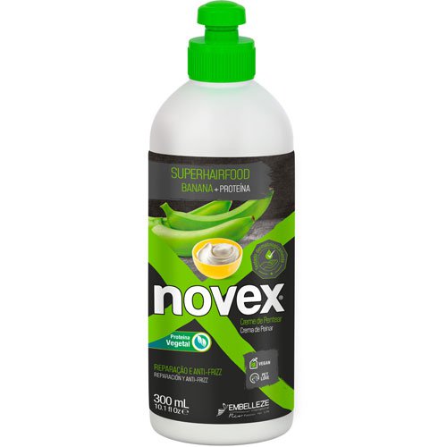 Leave-in cream Novex SuperHairFood Banana and Protein vegan 300ml Leave-in cream Novex SuperHairFood Banana and Protein vegan 300ml