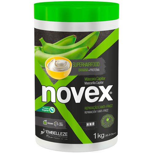 Mask Novex SuperHairFood Banana and Protein vegan 1Kg Mask Novex SuperHairFood Banana and Protein vegan 1Kg